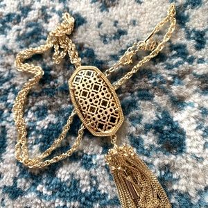 Gold Filigree Rayne Necklace Kendra Scott